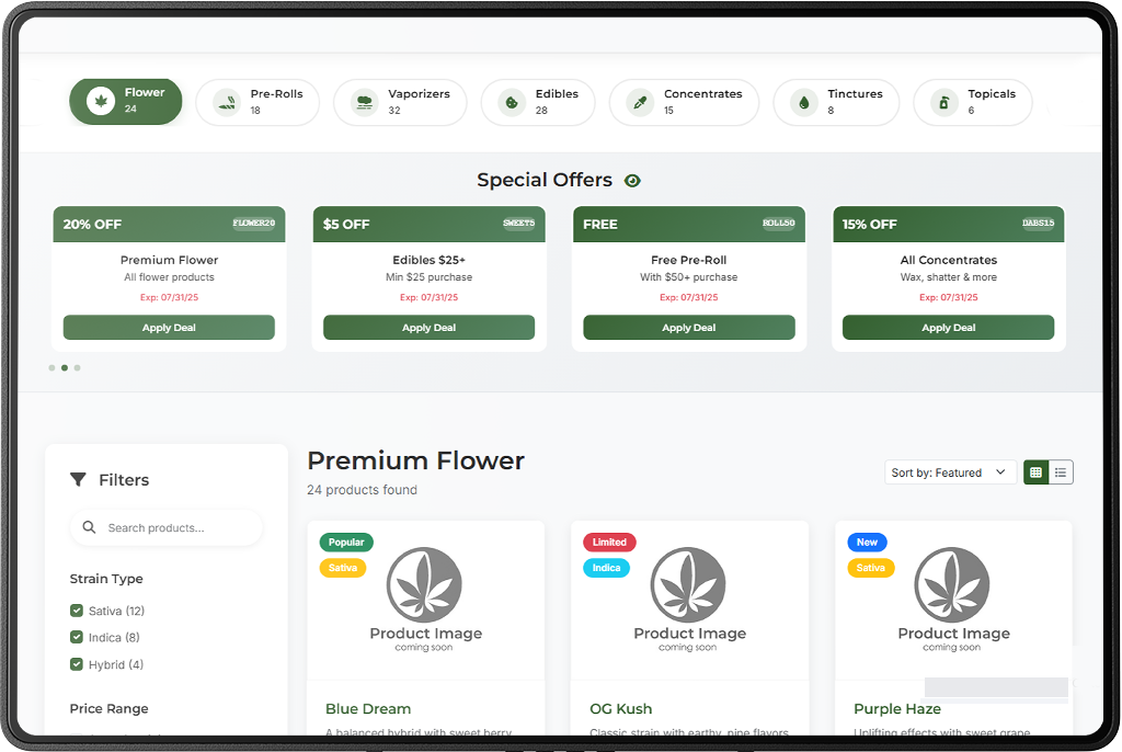 E-Commerce Deals Screenshot